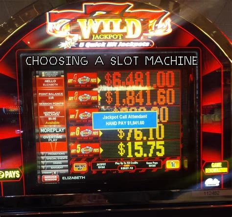 how to choose a slot machine
